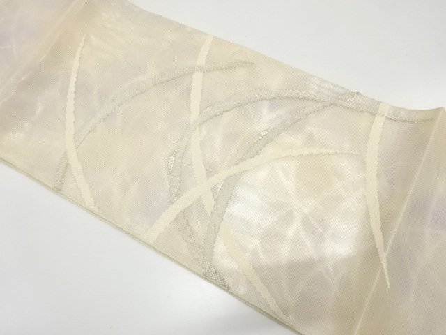 JAPANESE KIMONO / ANTIQUE KIMONO FOR SUMMER TSUYUSHIBA PATTERN WOVEN F